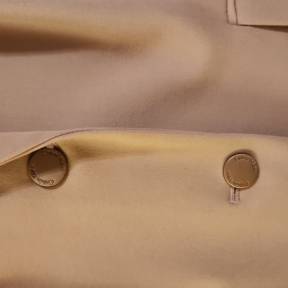 Calvin Klein Women's Beige Blazer - Picture 3 of 7